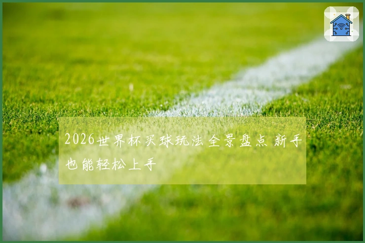 2026世界杯买球玩法全景盘点 新手也能轻松上手